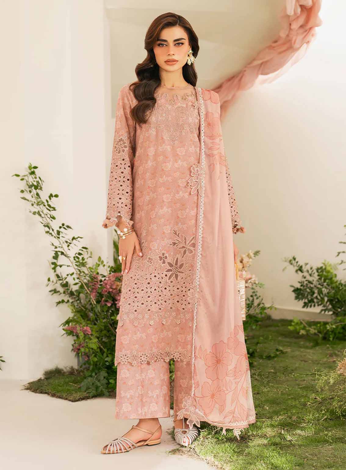 Iznik Embroidered Lawn Suits Unstitched 3 Piece - IZ25FE IFE-12 Iznik Embroidered Lawn Suits Unstitched 3 Piece - IZ25FE IFE-12