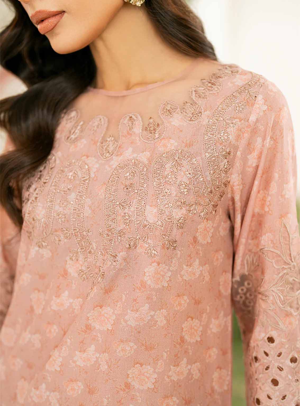 Iznik Embroidered Lawn Suits Unstitched 3 Piece - IZ25FE IFE-12 Iznik Embroidered Lawn Suits Unstitched 3 Piece - IZ25FE IFE-12