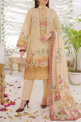 Mariyah By VS Textile Embroidered Lawn Unstitched 3 Piece Suit - 36