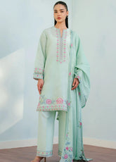 Coco By Zara Shahjahan Embroidered Jacquard Suits Unstitched 3 Piece - CZS25L 9A INDI