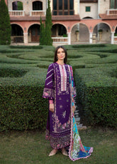 Ilana By Republic Womenswear Embroidered Lawn Unstitched 3 Piece Suit - RW24IL 2B