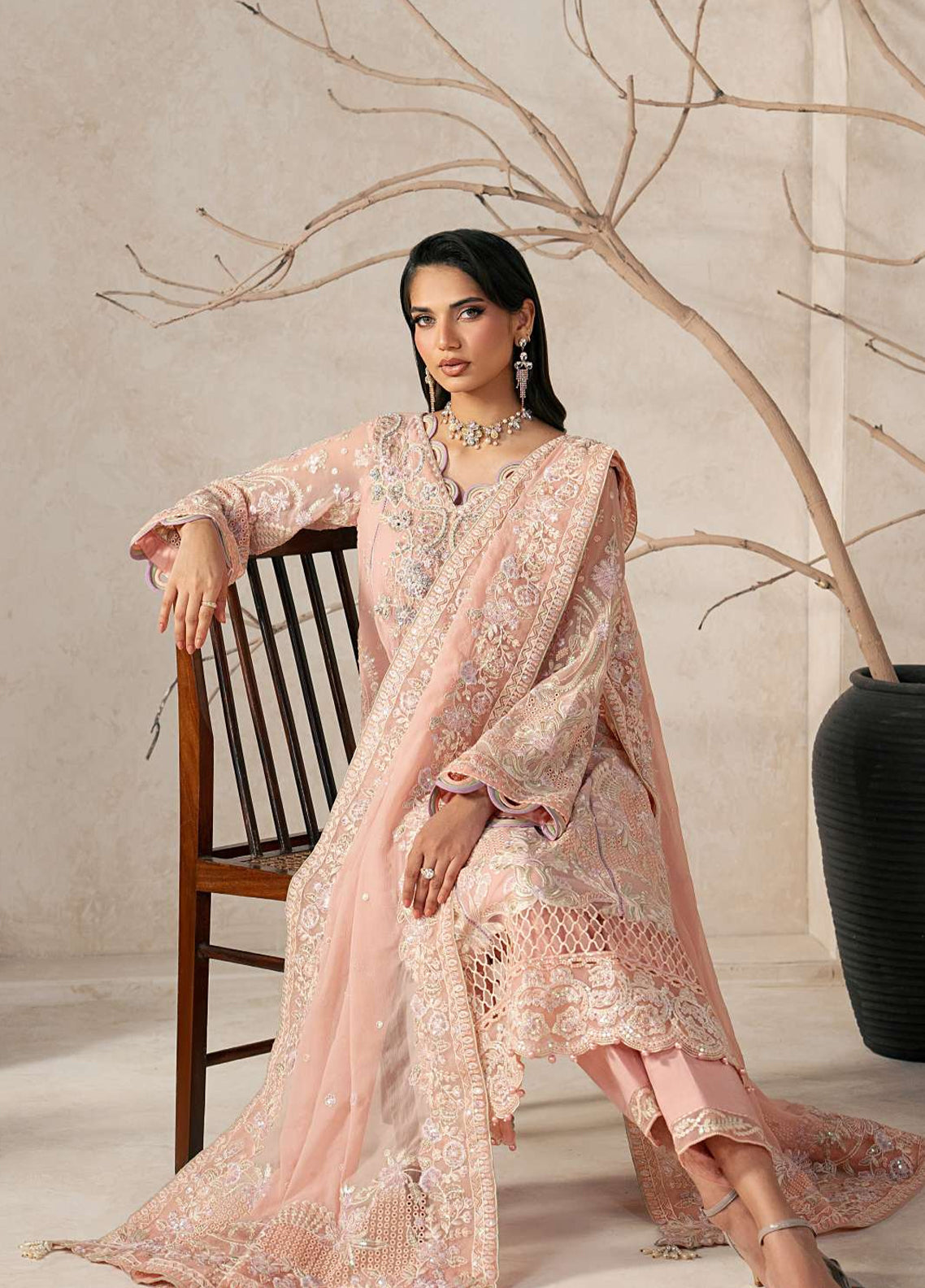 Inaaya By Gulaal Embroidered Chiffon 3 Piece Unstitched Suit GL26IECV2 D-53 JULIAN Inaaya By Gulaal Embroidered Chiffon 3 Piece Unstitched Suit GL26IECV2 D-53 JULIAN