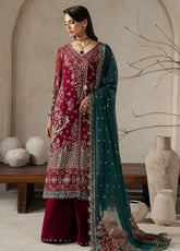 Inaaya By Gulaal Embroidered Chiffon 3 Piece Unstitched Suit GL26IECV2 D-55 JINAAN