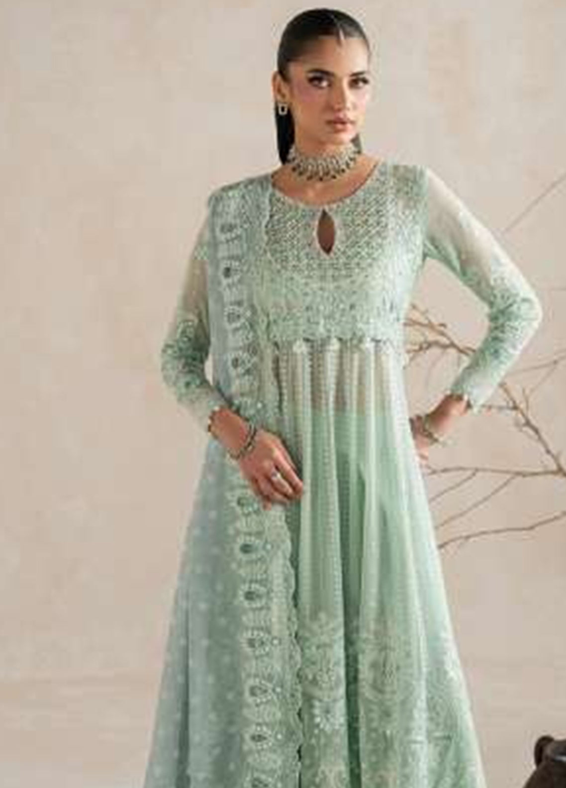 Inaaya By Gulaal Embroidered Chiffon 3 Piece Unstitched Suit GL26IECV2 D-56 EVAA Inaaya By Gulaal Embroidered Chiffon 3 Piece Unstitched Suit GL26IECV2 D-56 EVAA