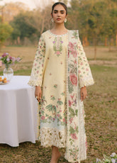 Ivy Bloom by Parishay Embroidered Lawn Suits Unstitched 3 Piece - PR25IB 06