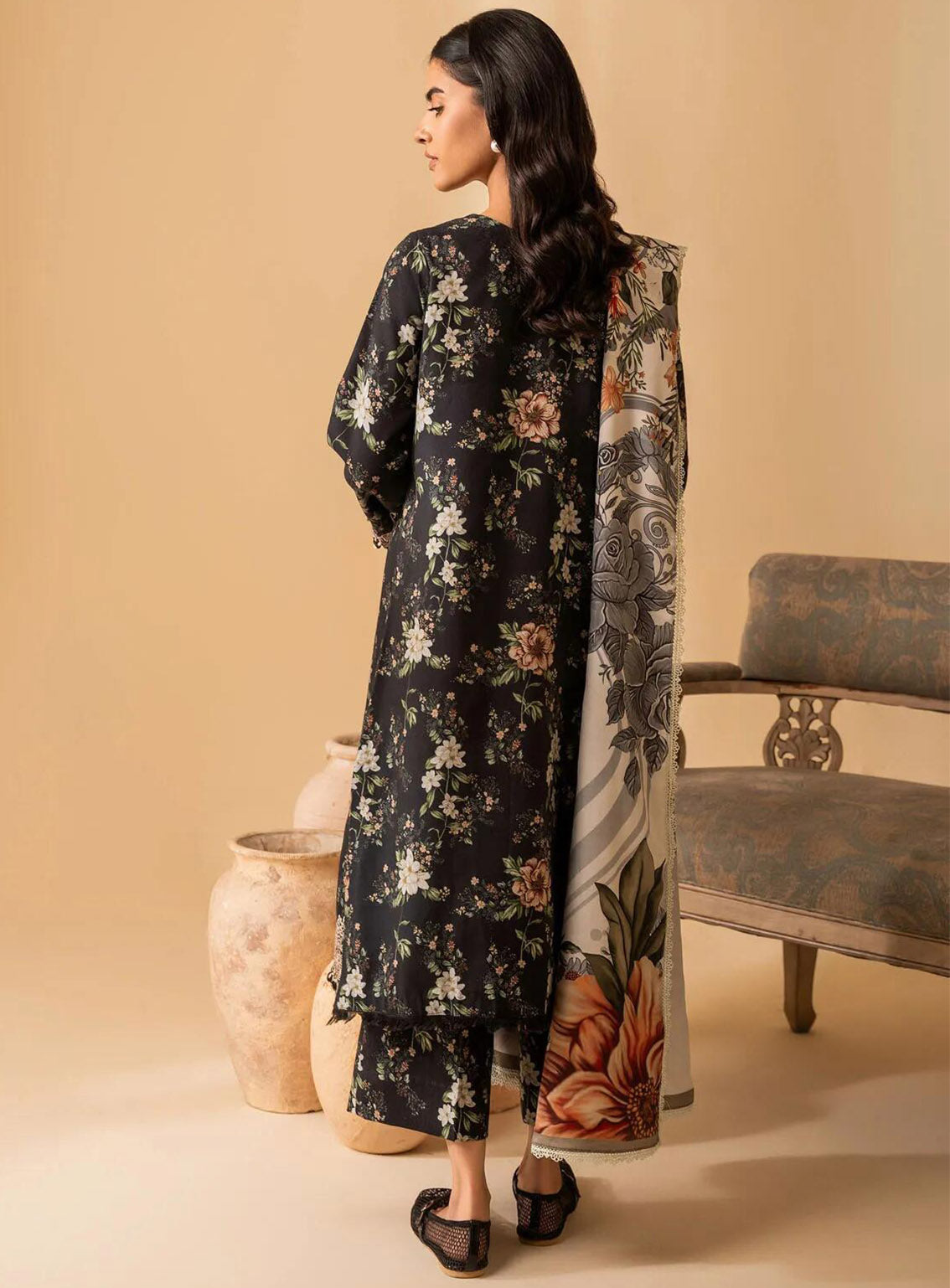 Izabel by Aabyaan Embroidered Linen Suit Unstitched 3 Piece - ABY24IZ AZ-01 ELARA Izabel by Aabyaan Embroidered Linen Suit Unstitched 3 Piece - ABY24IZ AZ-01 ELARA