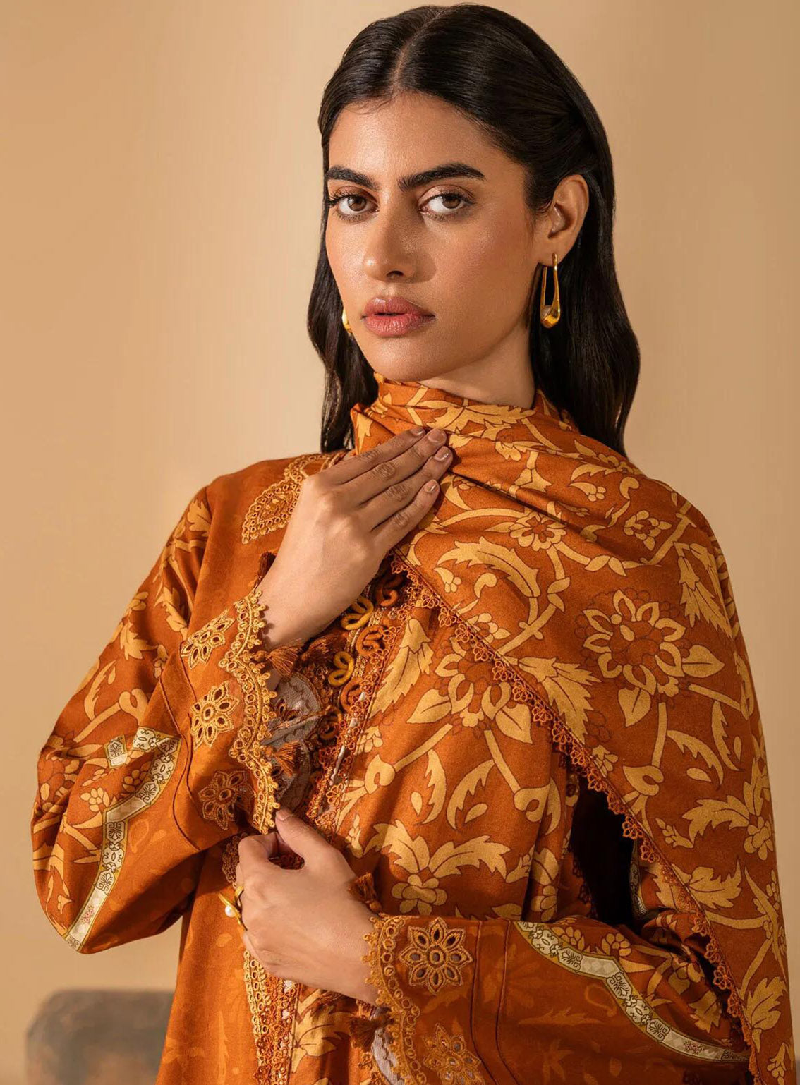 Izabel by Aabyaan Embroidered Linen Suit Unstitched 3 Piece - ABY24IZ AZ-04 LEILANI Izabel by Aabyaan Embroidered Linen Suit Unstitched 3 Piece - ABY24IZ AZ-04 LEILANI