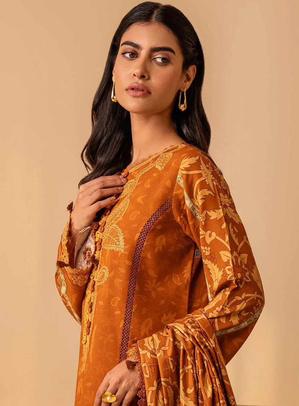 Izabel by Aabyaan Embroidered Linen Suit Unstitched 3 Piece - ABY24IZ AZ-04 LEILANI Izabel by Aabyaan Embroidered Linen Suit Unstitched 3 Piece - ABY24IZ AZ-04 LEILANI