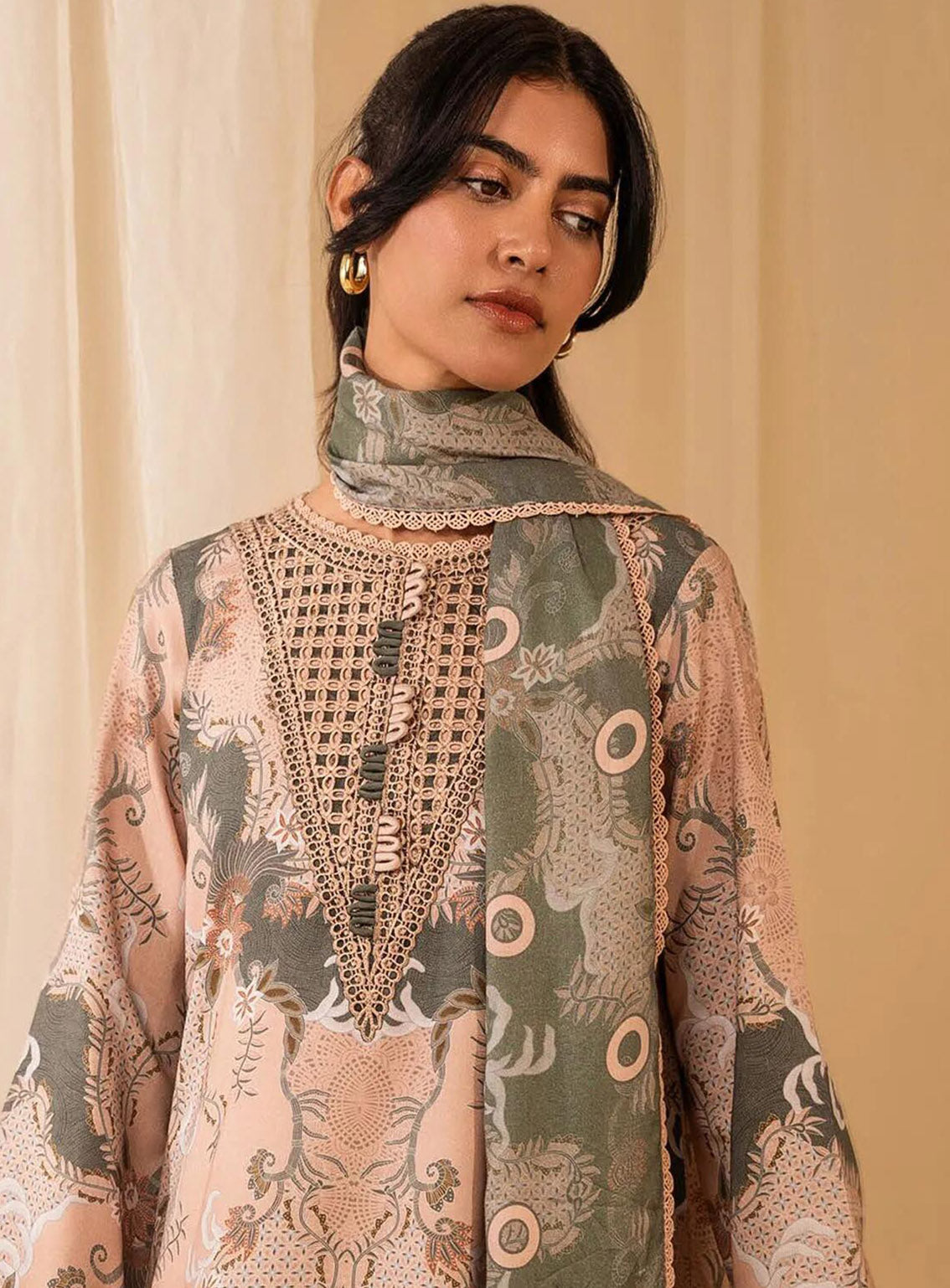Izabel by Aabyaan Embroidered Linen Suit Unstitched 3 Piece - ABY24IZ AZ-06 ZARA Izabel by Aabyaan Embroidered Linen Suit Unstitched 3 Piece - ABY24IZ AZ-06 ZARA