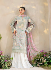 Iznik Embroidered Lawn Suits Unstitched 3 Piece - IZ24FL SFL-07 GLEAM