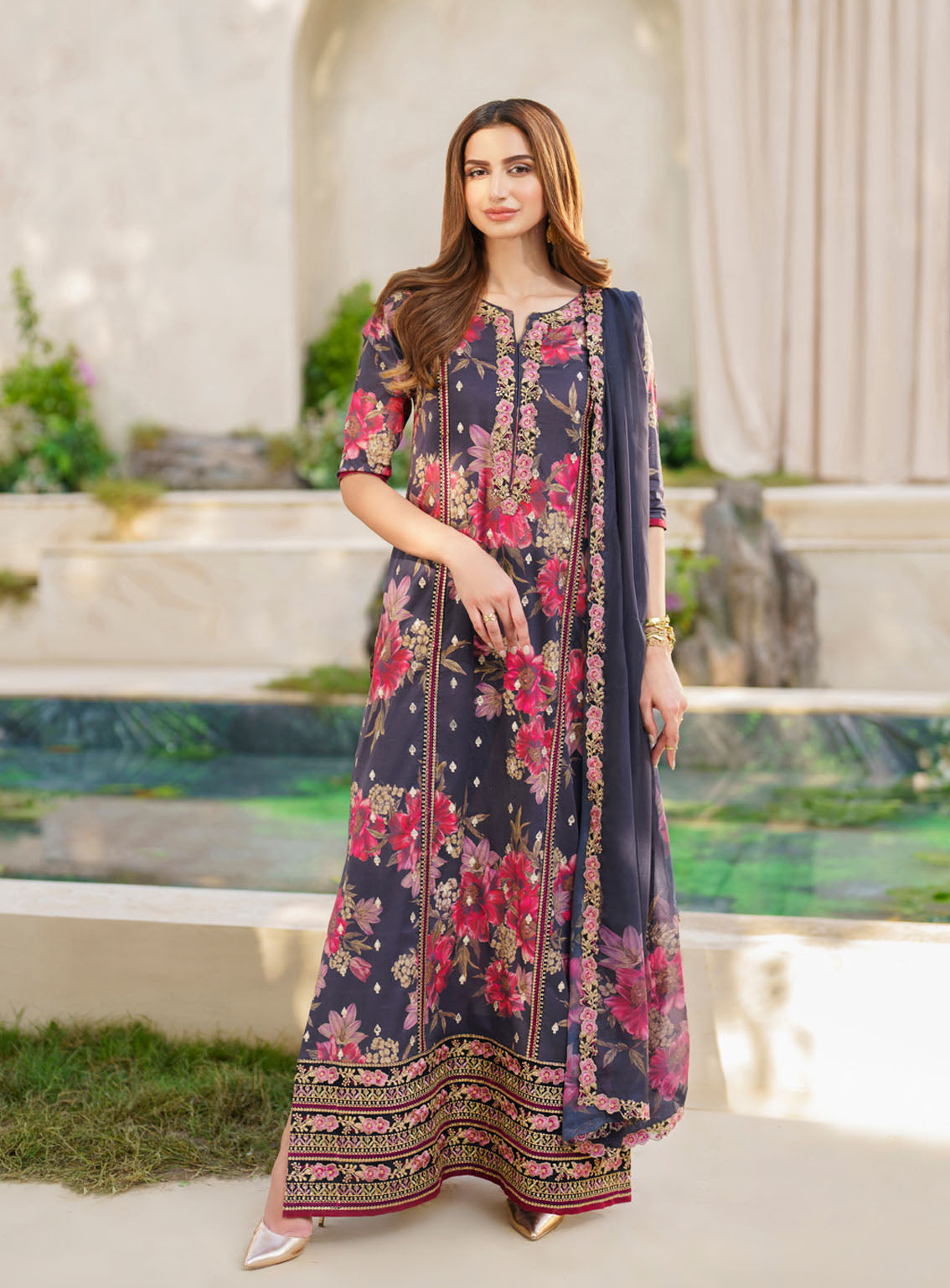 Iznik Embroidered Lawn Suits Unstitched 3 Piece - IZ24FL SFL-12 RESPLENDENCE Iznik Embroidered Lawn Suits Unstitched 3 Piece - IZ24FL SFL-12 RESPLENDENCE