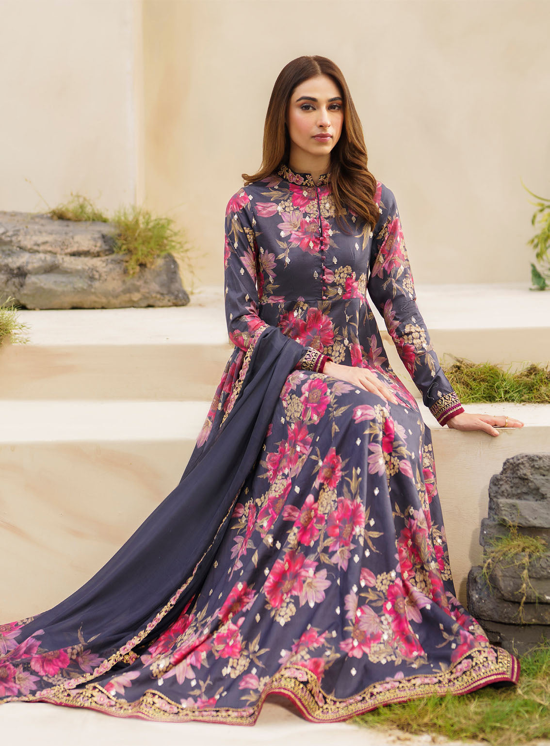 Iznik Embroidered Lawn Suits Unstitched 3 Piece - IZ24FL SFL-12 RESPLENDENCE Iznik Embroidered Lawn Suits Unstitched 3 Piece - IZ24FL SFL-12 RESPLENDENCE