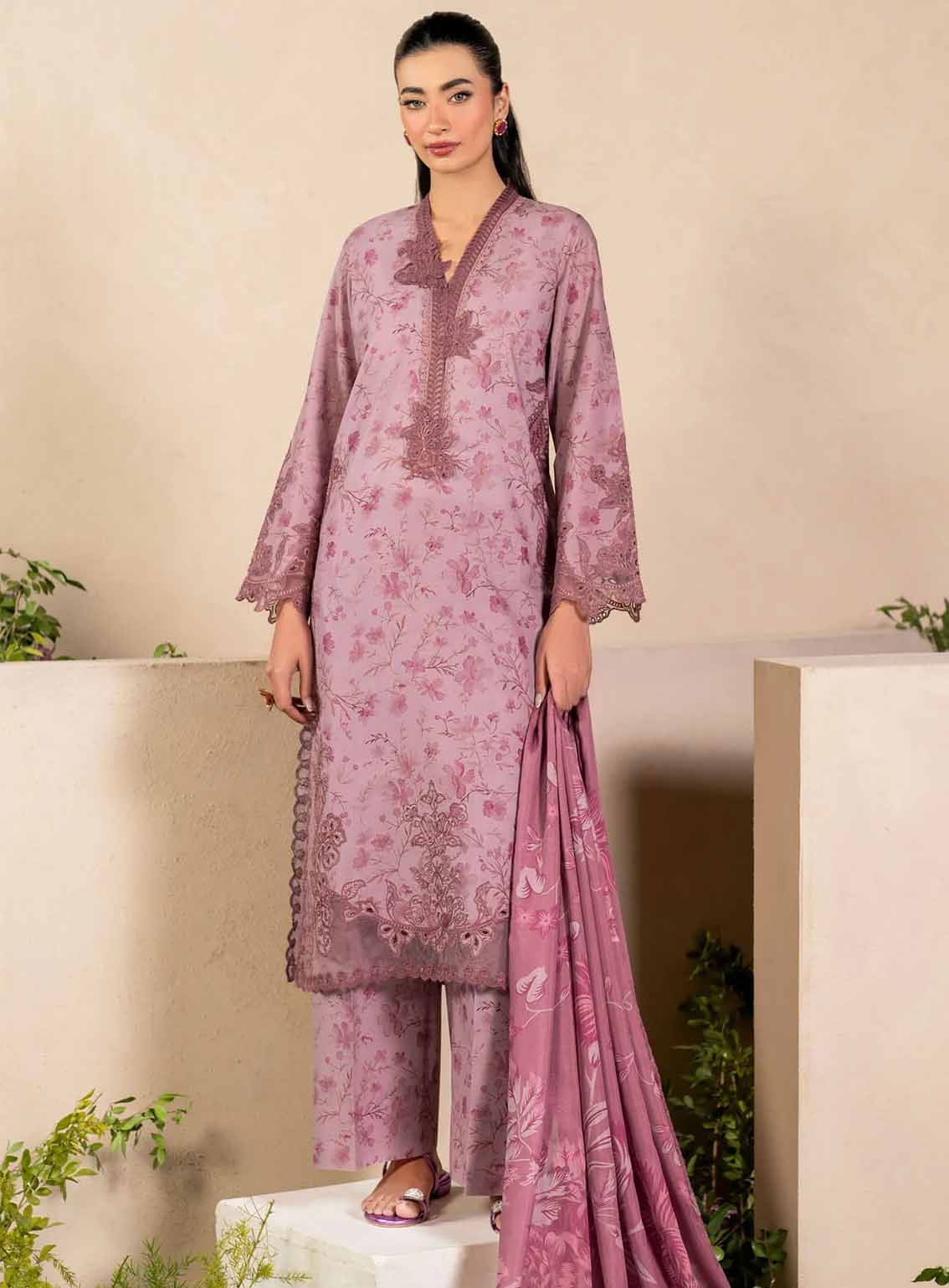 Iznik Embroidered Lawn Suits Unstitched 3 Piece - IZ25EE EFL-04 Iznik Embroidered Lawn Suits Unstitched 3 Piece - IZ25EE EFL-04