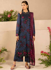 Iznik Embroidered Lawn Suits Unstitched 3 Piece - IZ25EE EFL-12