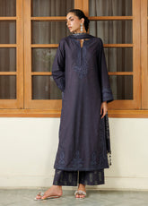 Iznik Embroidered Viscose Linen 3 Piece Unstitched Suit IZ26PFV D-IPF-30