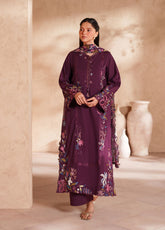 Iznik Festive Embroidered Lawn 3 Piece Unstitched Suit IZ26EEL D-EL-03