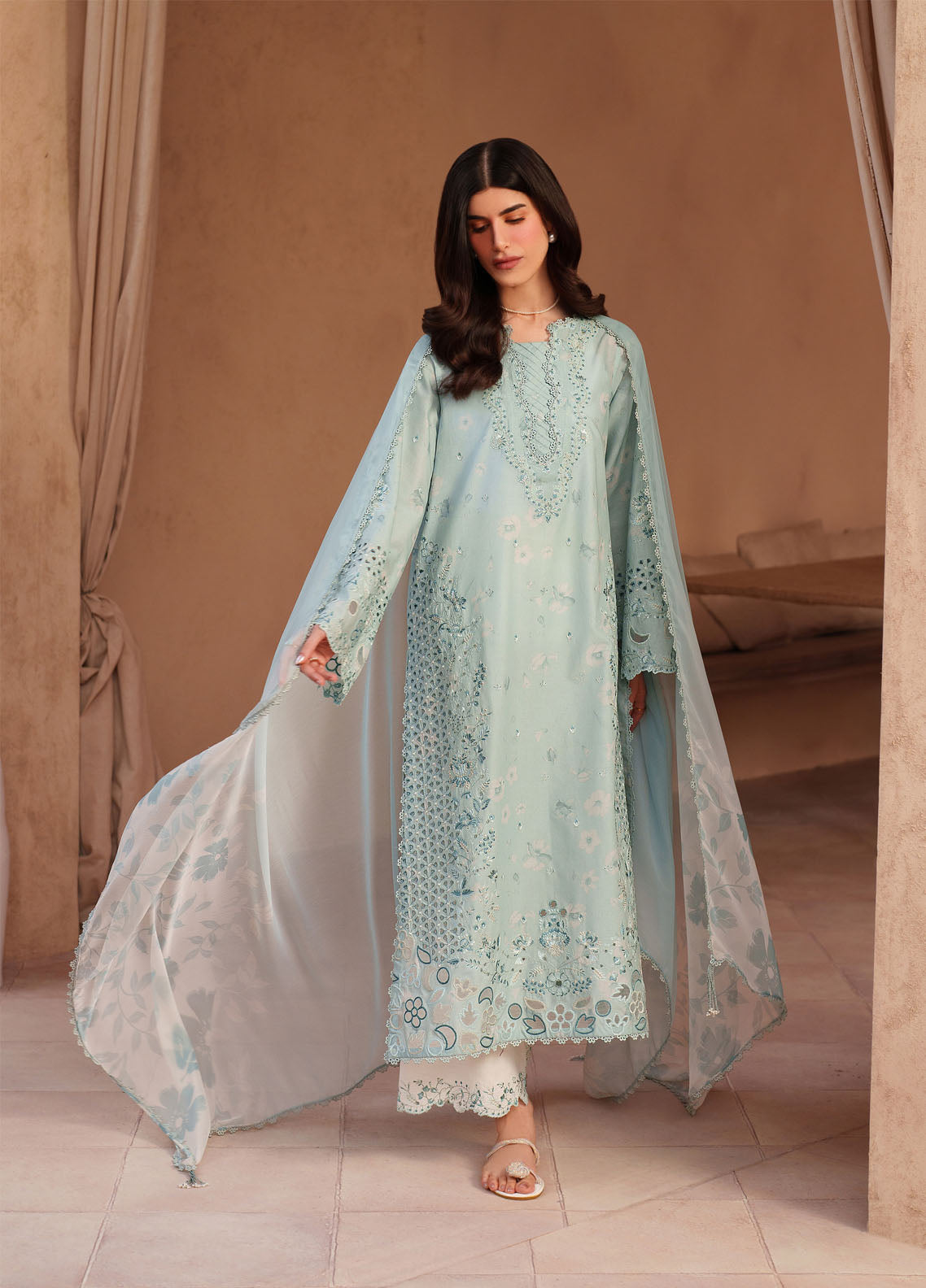 Iznik Festive Embroidered Lawn 3 Piece Unstitched Suit IZ26EEL D-EL-05 Iznik Festive Embroidered Lawn 3 Piece Unstitched Suit IZ26EEL D-EL-05