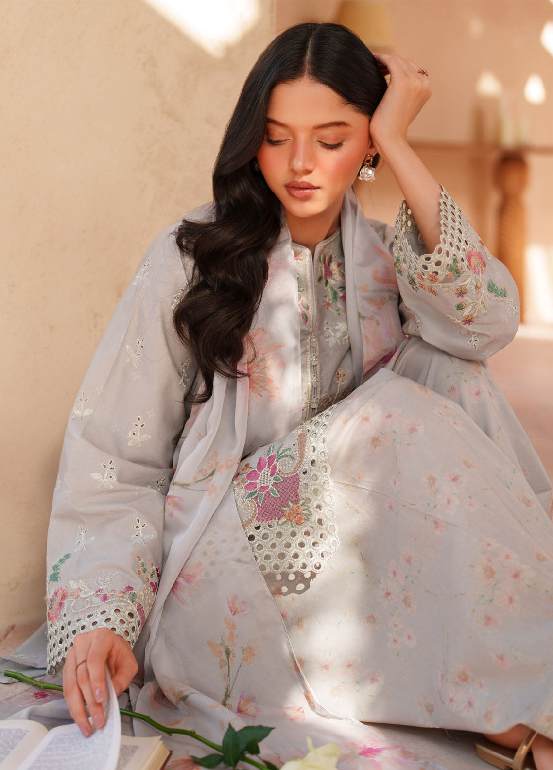 Iznik Festive Embroidered Lawn 3 Piece Unstitched Suit IZ26EEL D-EL-12 Iznik Festive Embroidered Lawn 3 Piece Unstitched Suit IZ26EEL D-EL-12