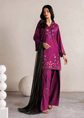 Iznik Festive Embroidered Lawn 3 Piece Unstitched Suit IZ26FL D-IBE-01