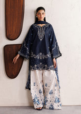 Iznik Festive Embroidered Lawn 3 Piece Unstitched Suit IZ26FL D-IBE-02
