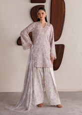Iznik Festive Embroidered Lawn 3 Piece Unstitched Suit IZ26FL D-IBE-07