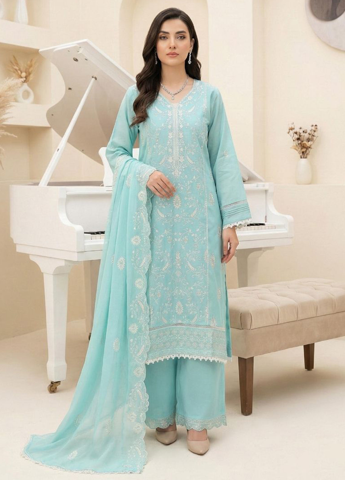 Jaan-E-Jaana By Noorjahan Embroidered Lawn 3 Piece Unstitched Suit NJ26JJ D-03 Jaan-E-Jaana By Noorjahan Embroidered Lawn 3 Piece Unstitched Suit NJ26JJ D-03