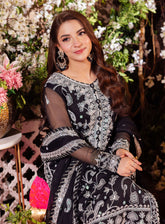 Jag Mag By Asim Jofa Embroidered Chiffon Suits Unstitched 3 Piece - AJ24JM AJMJ-01