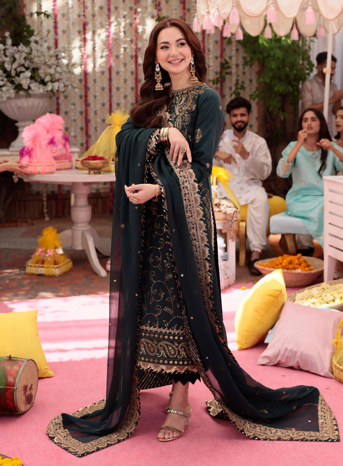 Jag Mag By Asim Jofa Embroidered Chiffon Suits Unstitched 3 Piece - AJ24JM AJMJ-04 Jag Mag By Asim Jofa Embroidered Chiffon Suits Unstitched 3 Piece - AJ24JM AJMJ-04