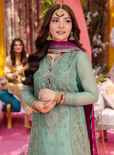 Jag Mag By Asim Jofa Embroidered Chiffon Suits Unstitched 3 Piece - AJ24JM AJMJ-08