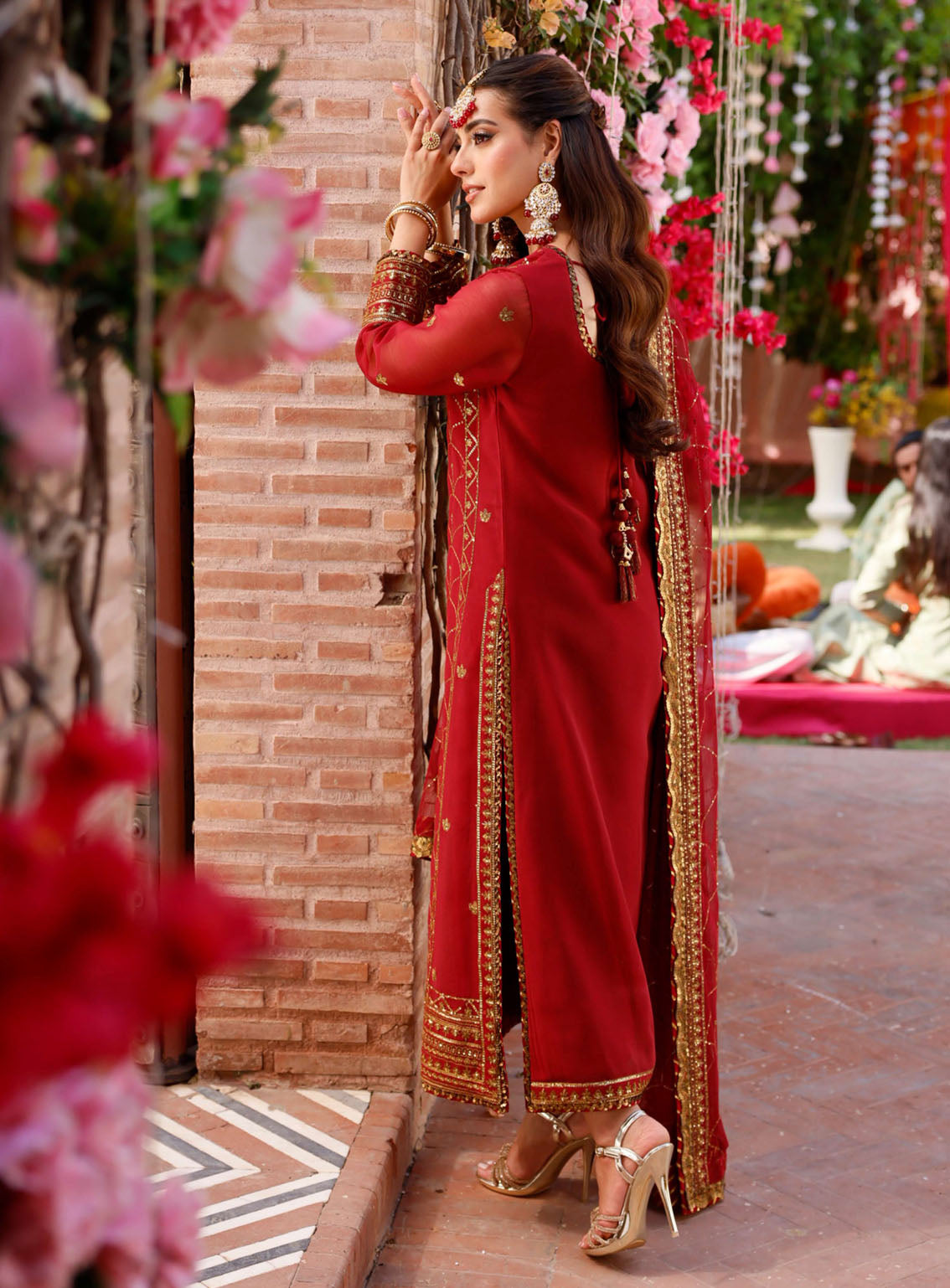 Jag Mag By Asim Jofa Embroidered Chiffon Suits Unstitched 3 Piece - AJ24JM AJMJ-28 Jag Mag By Asim Jofa Embroidered Chiffon Suits Unstitched 3 Piece - AJ24JM AJMJ-28