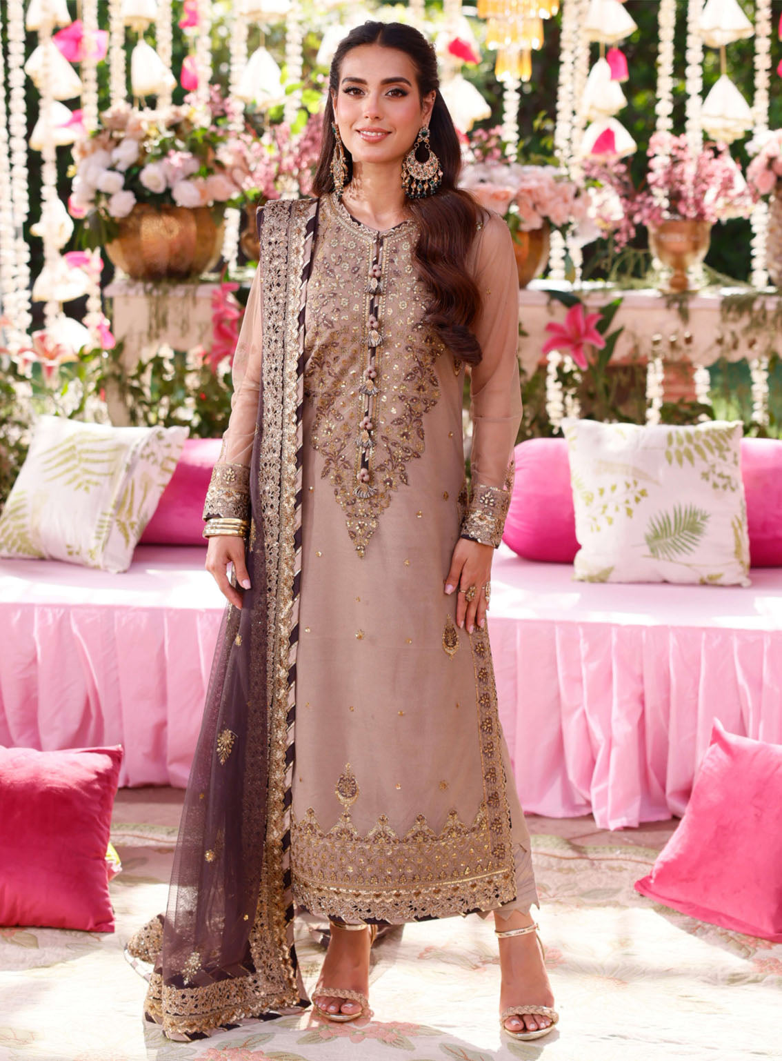 Jag Mag By Asim Jofa Embroidered Net Suits Unstitched 3 Piece - AJ24JM AJMJ-06 Jag Mag By Asim Jofa Embroidered Net Suits Unstitched 3 Piece - AJ24JM AJMJ-06