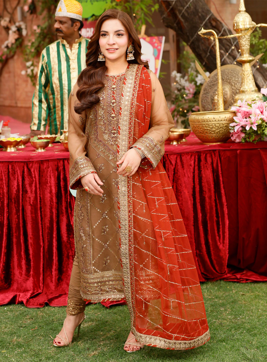 Jag Mag By Asim Jofa Embroidered Net Suits Unstitched 3 Piece - AJ24JM AJMJ-10 Jag Mag By Asim Jofa Embroidered Net Suits Unstitched 3 Piece - AJ24JM AJMJ-10