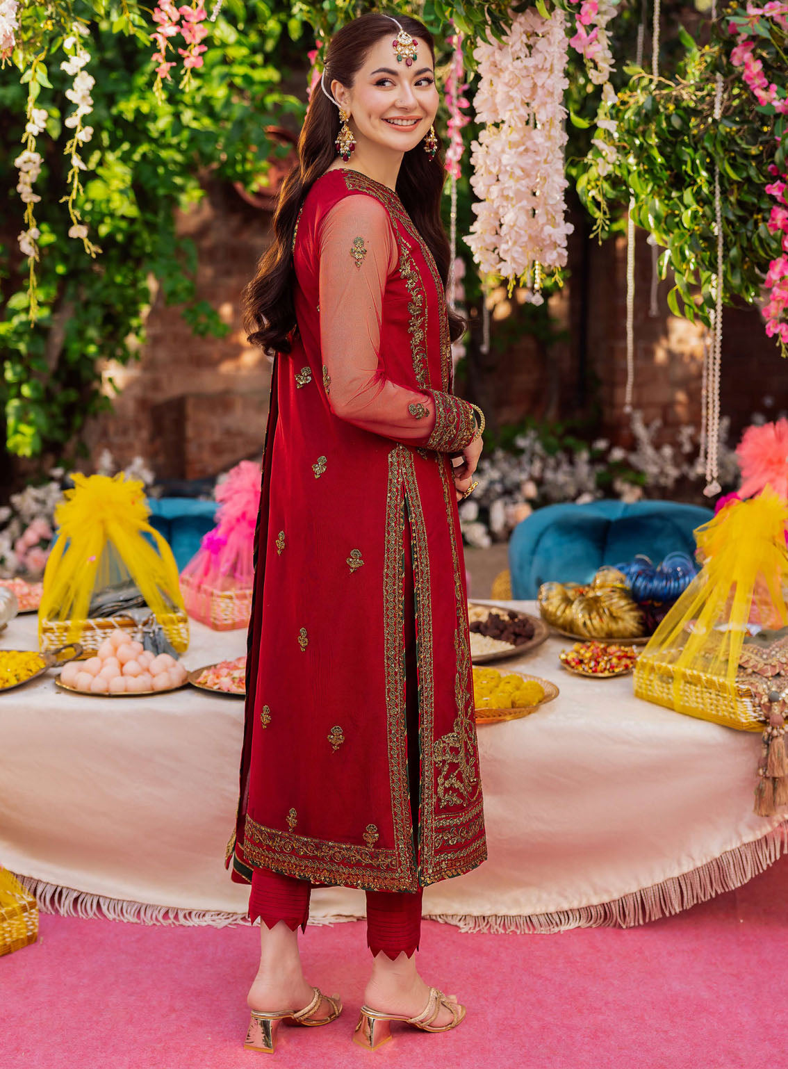 Jag Mag By Asim Jofa Embroidered Net Suits Unstitched 3 Piece - AJ24JM AJMJ-13 Jag Mag By Asim Jofa Embroidered Net Suits Unstitched 3 Piece - AJ24JM AJMJ-13