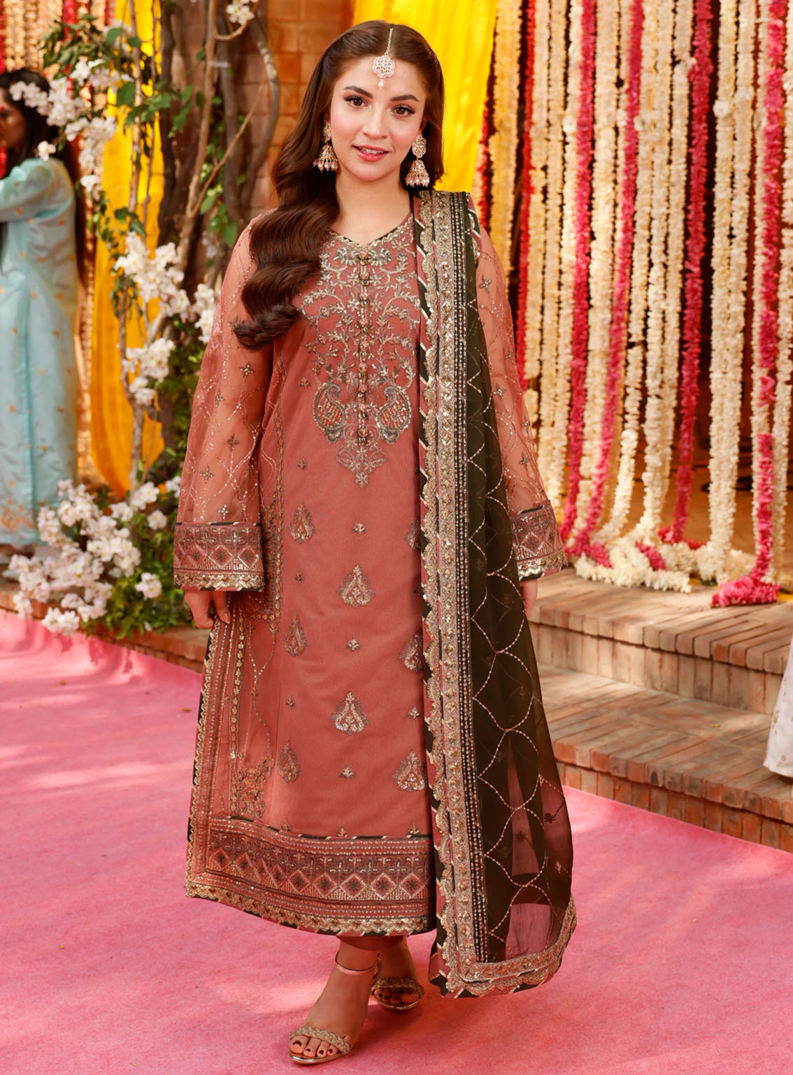 Jag Mag By Asim Jofa Embroidered Net Suits Unstitched 3 Piece - AJ24JM AJMJ-17 Jag Mag By Asim Jofa Embroidered Net Suits Unstitched 3 Piece - AJ24JM AJMJ-17