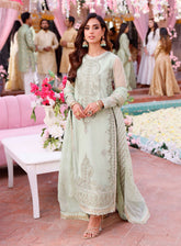 Jag Mag By Asim Jofa Embroidered Net Suits Unstitched 3 Piece - AJ24JM AJMJ-18