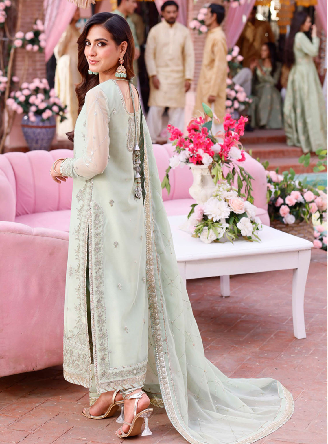 Jag Mag By Asim Jofa Embroidered Net Suits Unstitched 3 Piece - AJ24JM AJMJ-18 Jag Mag By Asim Jofa Embroidered Net Suits Unstitched 3 Piece - AJ24JM AJMJ-18