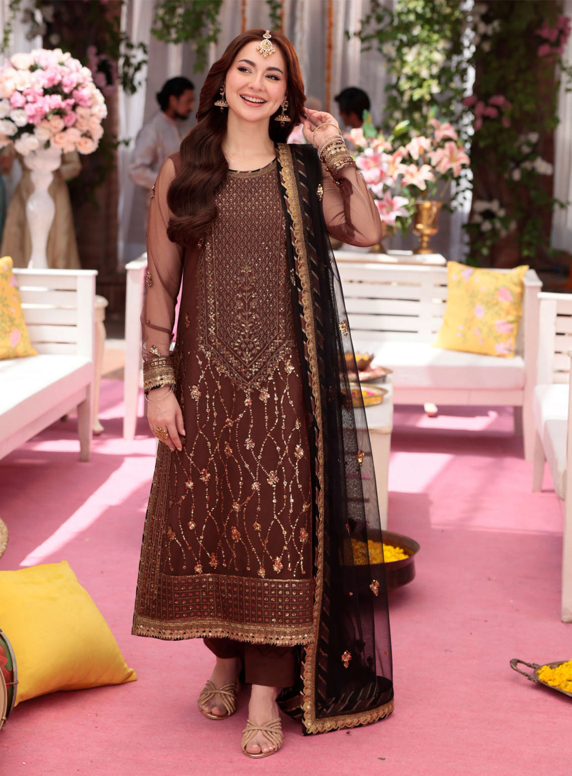 Jag Mag By Asim Jofa Embroidered Net Suits Unstitched 3 Piece - AJ24JM AJMJ-24 Jag Mag By Asim Jofa Embroidered Net Suits Unstitched 3 Piece - AJ24JM AJMJ-24