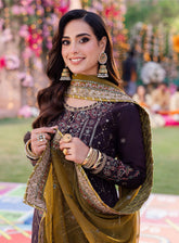 Jag Mag By Asim Jofa Embroidered Paper Cotton Suits Unstitched 3 Piece - AJ24JM AJMJ-11