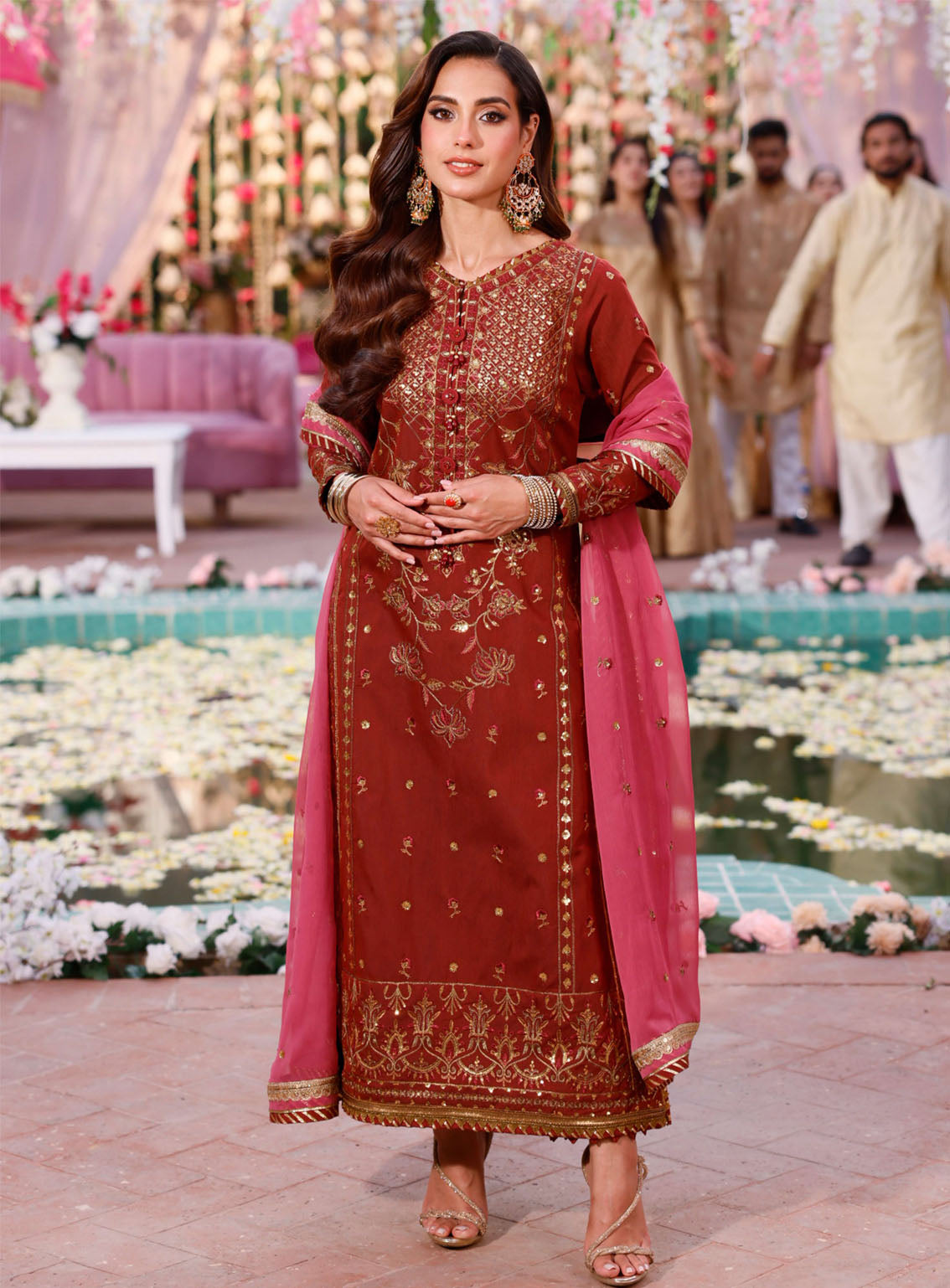 Jag Mag By Asim Jofa Embroidered Paper Cotton Suits Unstitched 3 Piece - AJ24JM AJMJ-22 Jag Mag By Asim Jofa Embroidered Paper Cotton Suits Unstitched 3 Piece - AJ24JM AJMJ-22