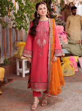 Jag Mag By Asim Jofa Embroidered Paper Cotton Suits Unstitched 3 Piece - AJ24JM AJMJ-29