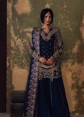 Jahanara By Zarposh Formals Embroidered Organza 3 Piece Unstitched Suit ZP26JF D-FEROZAH