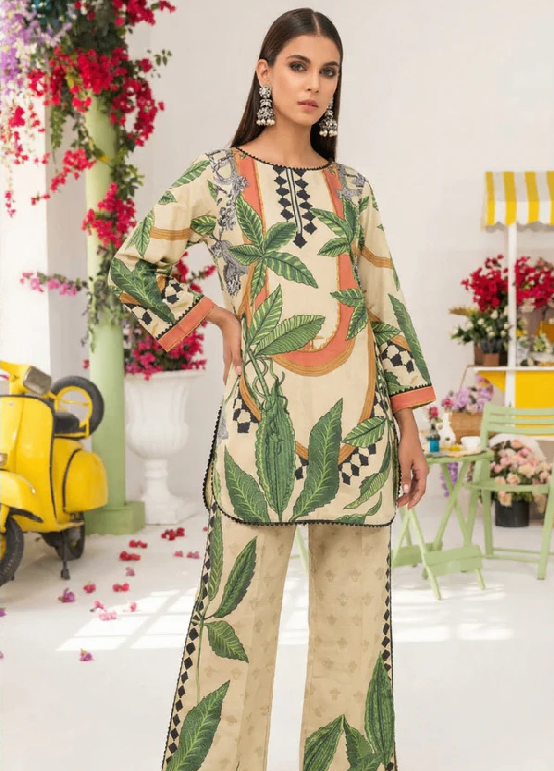 Jogi By Noorma Kaamal Printed Poly Silk Twisted Slub 2 Piece Stitched Suit NK26JPTL D-37 Jogi By Noorma Kaamal Printed Poly Silk Twisted Slub 2 Piece Stitched Suit NK26JPTL D-37