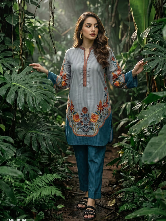 Jogi By Noorma Kaamal Printed Twisted Lawn 2 Piece Stitched Suit NK26JPV3 D-56 Jogi By Noorma Kaamal Printed Twisted Lawn 2 Piece Stitched Suit NK26JPV3 D-56