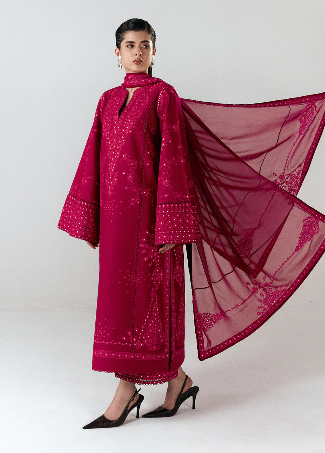 Jugnu Eid Luxury Embroidered Cotton 3 Piece Unstitched Suit JL26ELE3 D-SELA Jugnu Eid Luxury Embroidered Cotton 3 Piece Unstitched Suit JL26ELE3 D-SELA