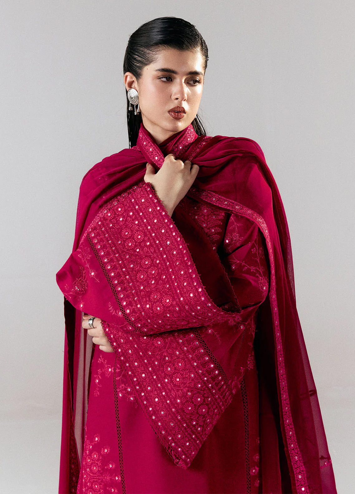 Jugnu Eid Luxury Embroidered Cotton 3 Piece Unstitched Suit JL26ELE3 D-SELA Jugnu Eid Luxury Embroidered Cotton 3 Piece Unstitched Suit JL26ELE3 D-SELA