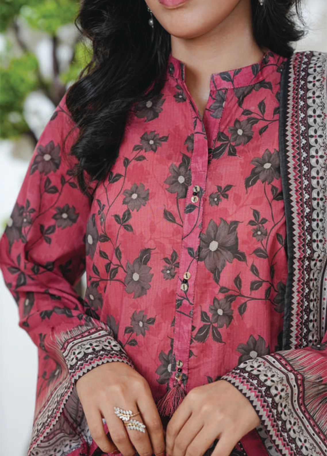 Kainat By Aizal Printed Lawn 3 Piece Stitched Suit AL26KPV3 D-765 Kainat By Aizal Printed Lawn 3 Piece Stitched Suit AL26KPV3 D-765