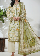 Kainat By Aizal Printed Lawn 3 Piece Stitched Suit AL26KPV3 D-774