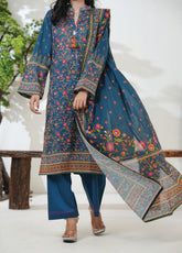 Kainat By Aizal Printed Lawn 3 Piece Stitched Suit AL26KPV3 D-778