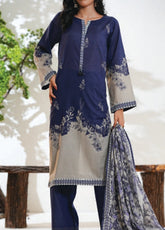 Kainat By Aizal Printed Lawn 3 Piece Stitched Suit AL26KPV3 D-779