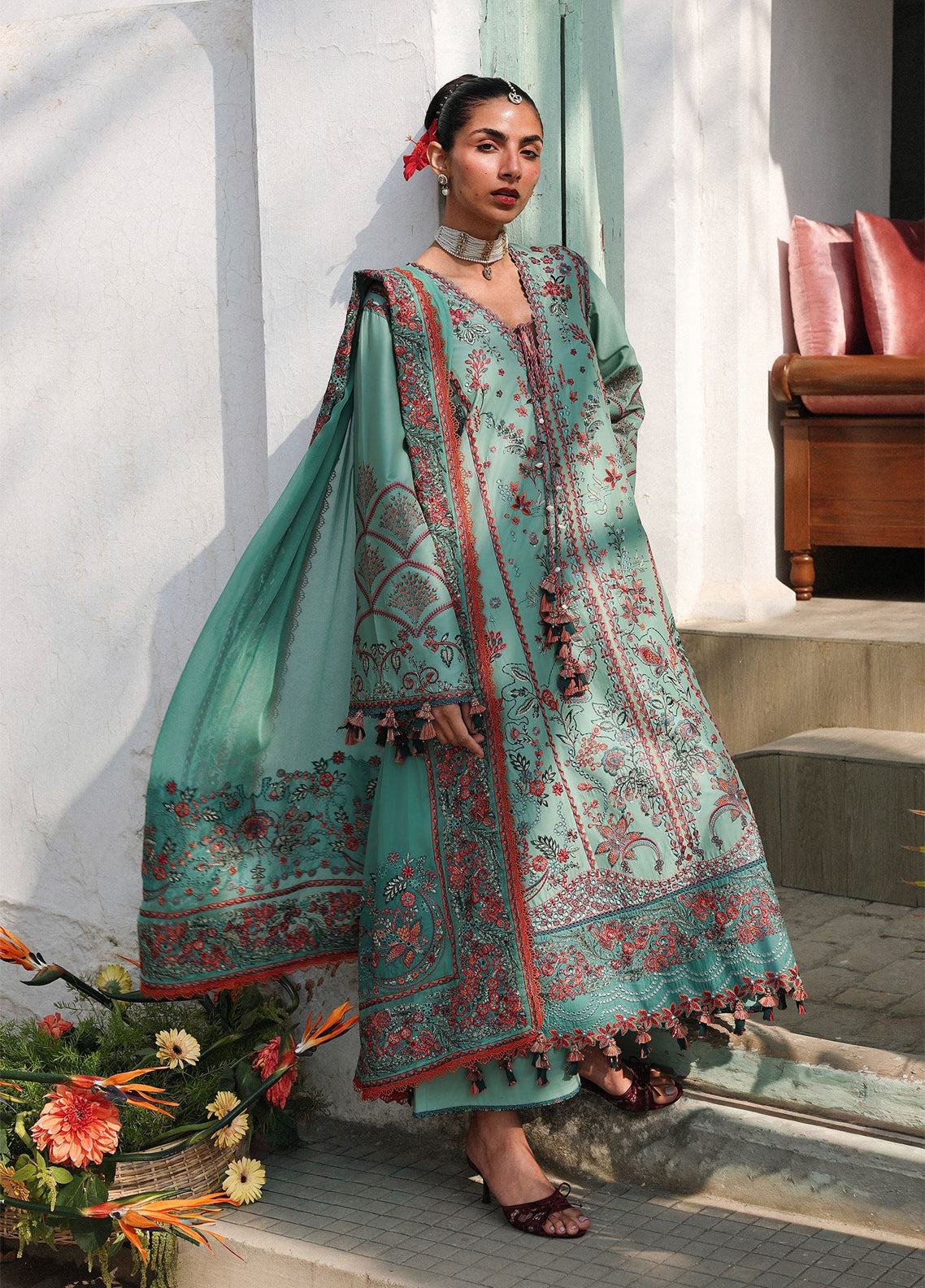 Kalabagh By Hussain Rehar Luxury Embroidered Lawn 3 Piece Unstitched Suit HR26KB D-07 VERDANT Kalabagh By Hussain Rehar Luxury Embroidered Lawn 3 Piece Unstitched Suit HR26KB D-07 VERDANT